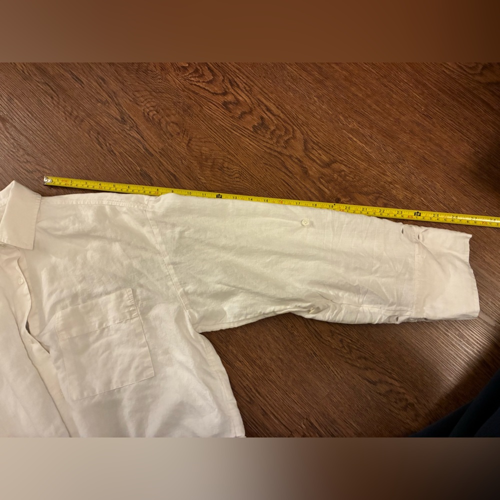Madewell White Linen Shirt - Picture 13 of 13